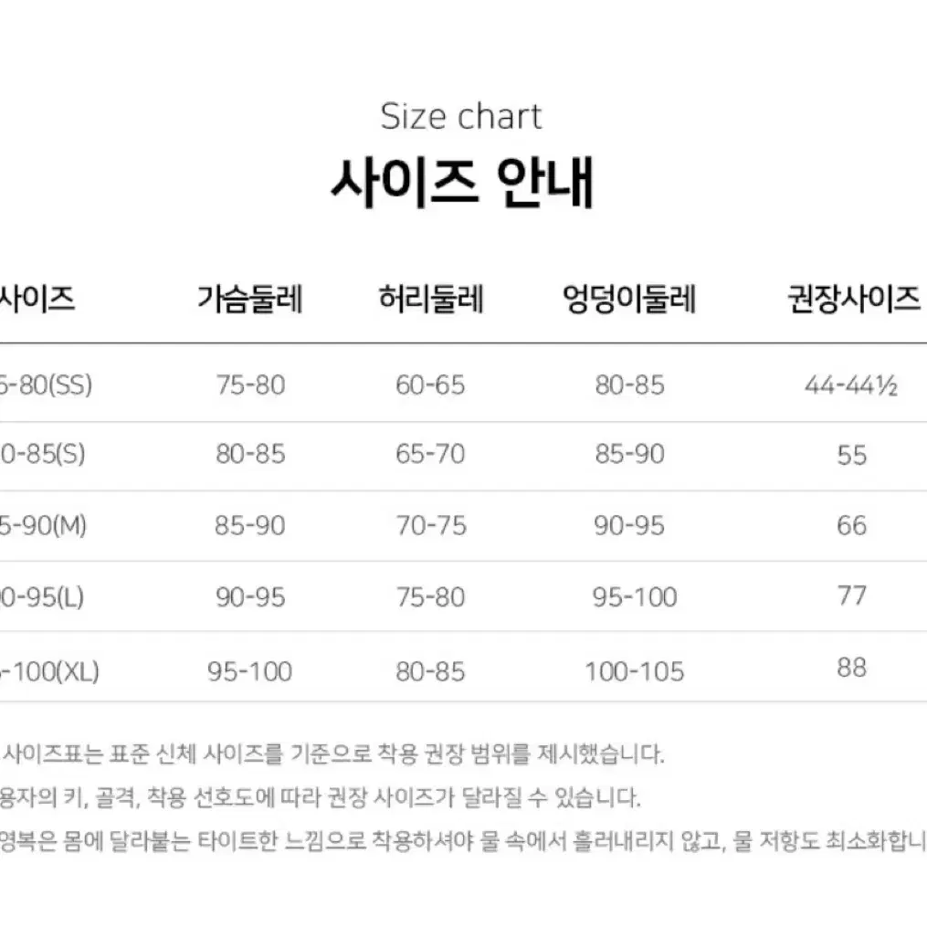 [새상품] 여성 수영복 원피스 레이서백 SS사이즈