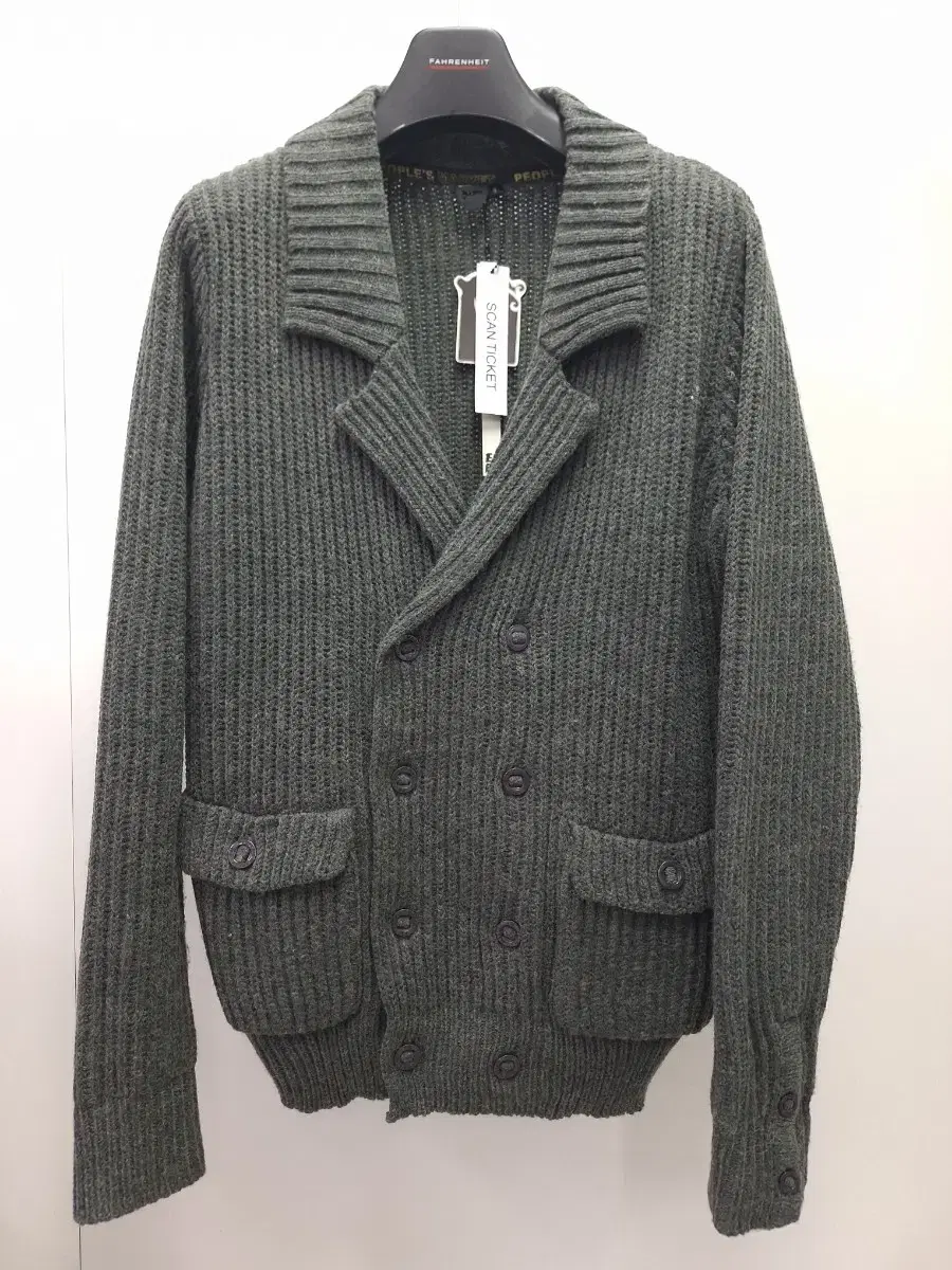 People's Market British Genuine Wool Cardigan 95-100% New