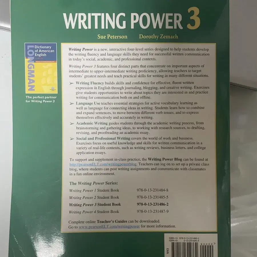 Writing Power 3 pearson 영어 쓰기 교재