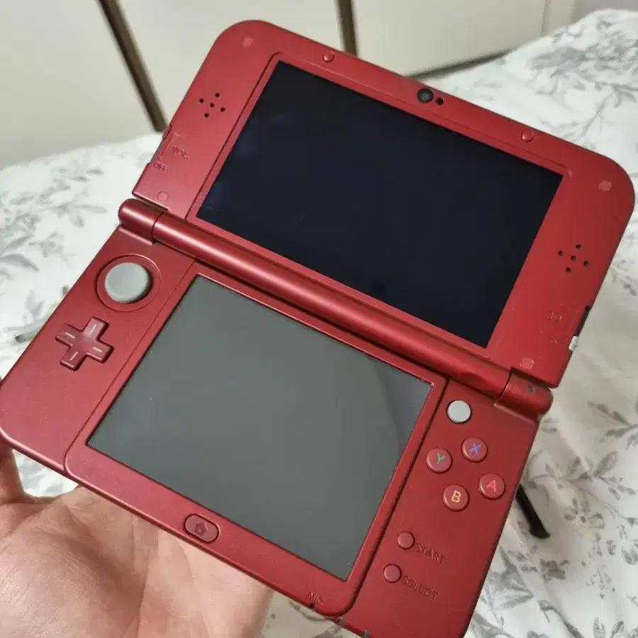 뉴 닌텐도 3dsxl 메탈릭레드 풀구성 A급