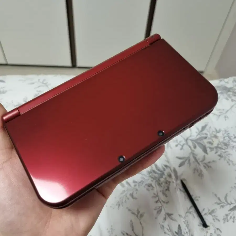 뉴 닌텐도 3dsxl 메탈릭레드 풀구성 A급