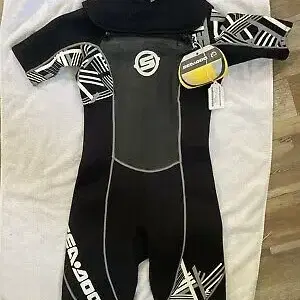 (40%할인)Seadoo Neoprene Wetsuit 남자웻슈트/화이트