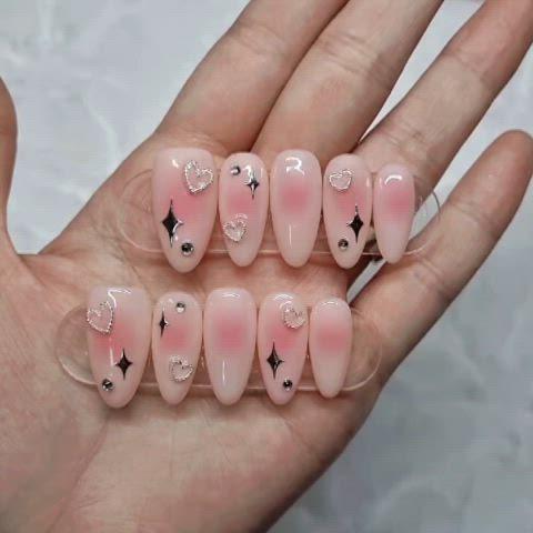 Yozm NailTip 핑크베이지복숭아