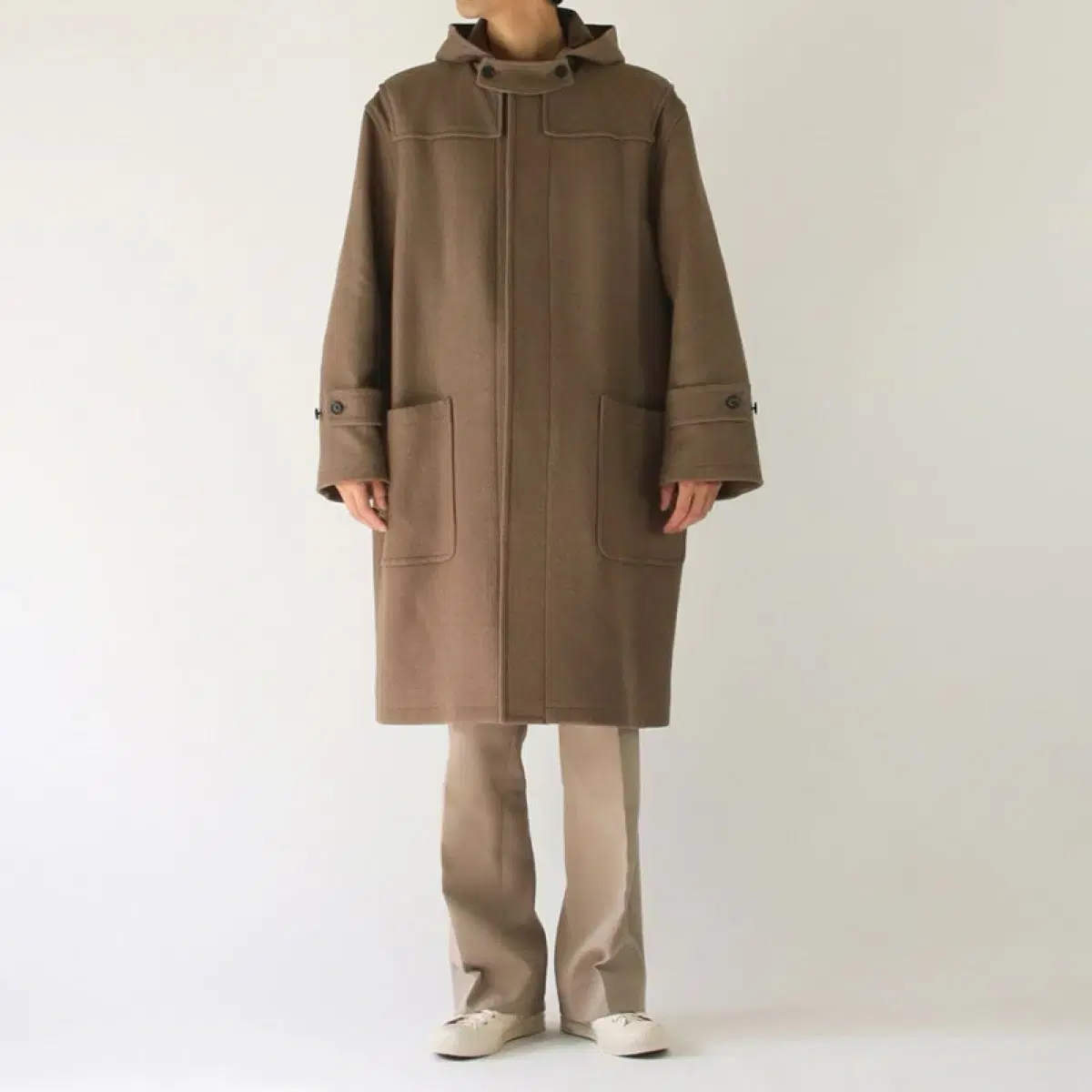 AURALEE | 오라리 AURALEE Wool and silk duffle coat Light