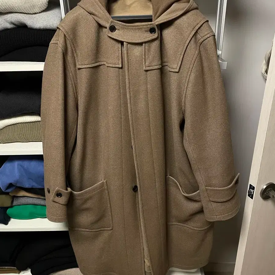 AURALEE | 오라리 AURALEE Wool and silk duffle coat Light