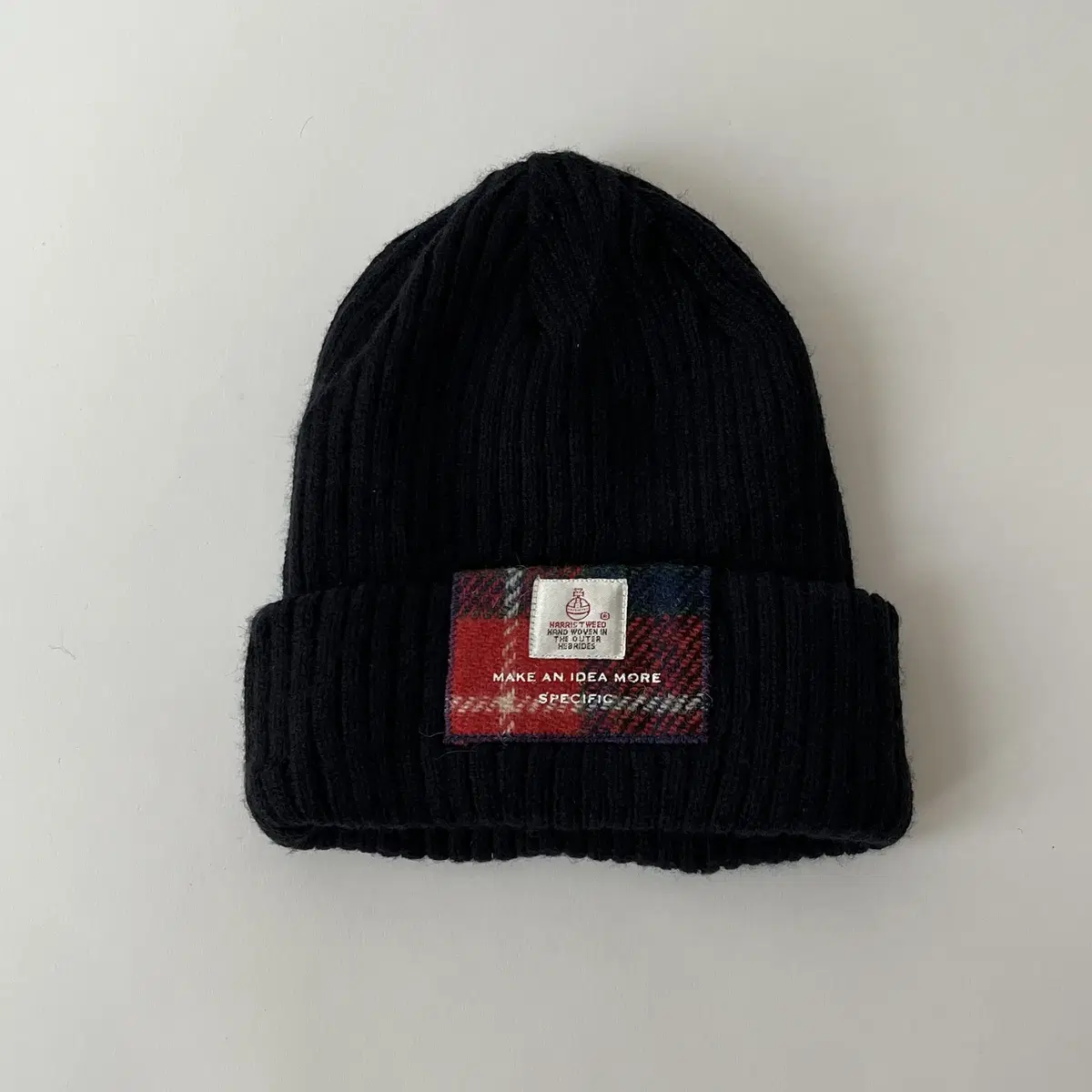 HARRIS TWEED knit Beanie