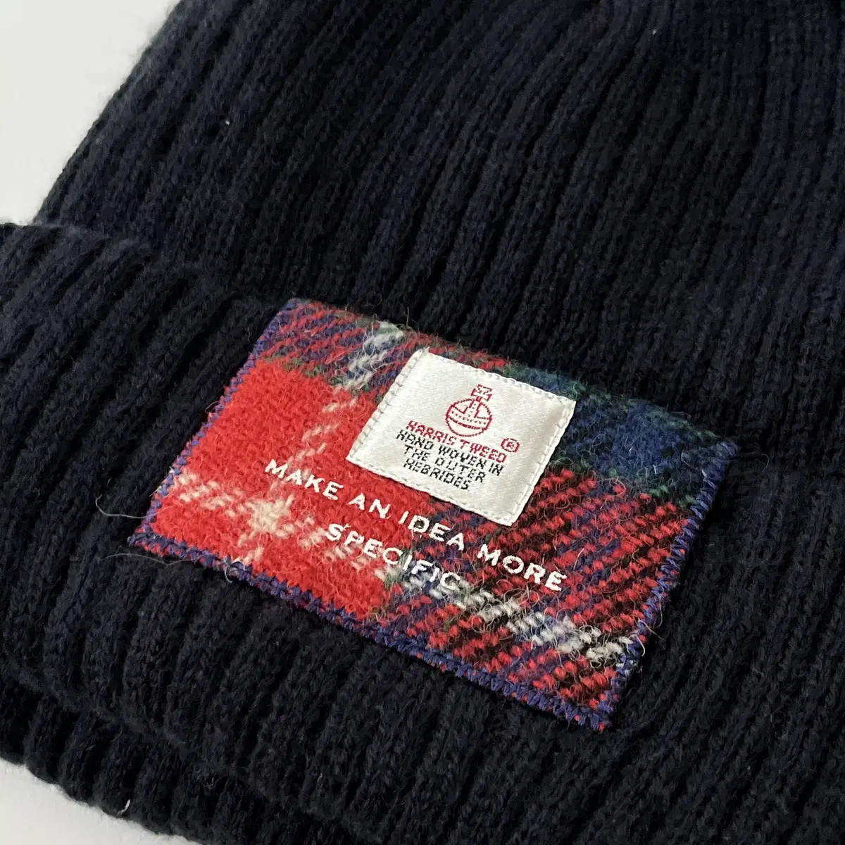 HARRIS TWEED knit Beanie