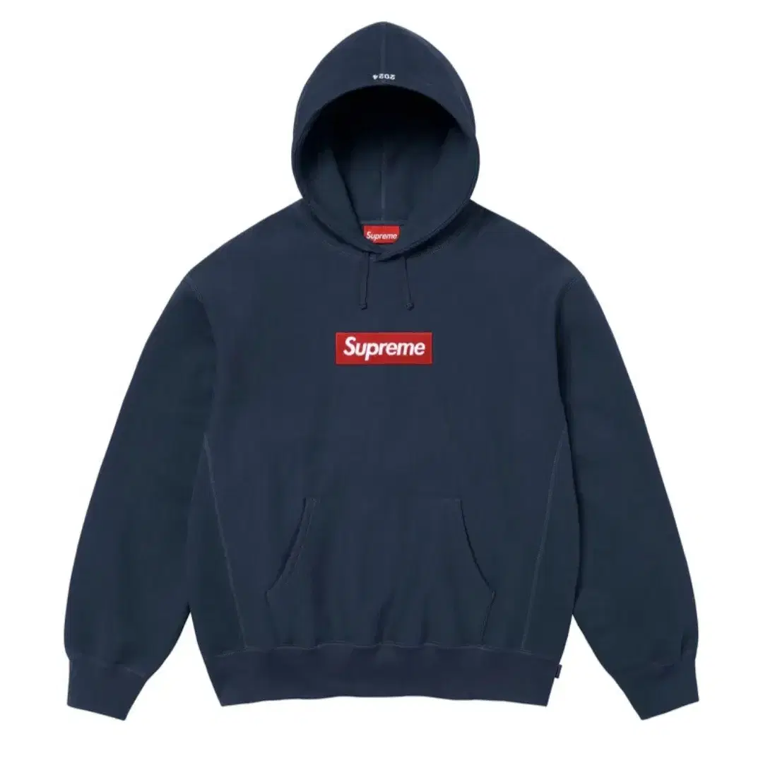 Supreme 슈프림 박스로고 후디 네이비