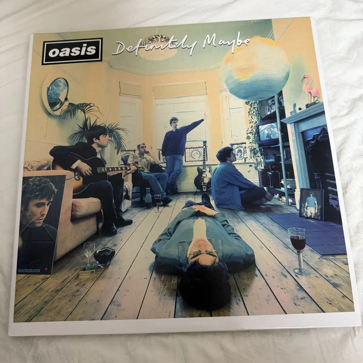 오아시스 1집 Definitely Maybe 실버반 LP