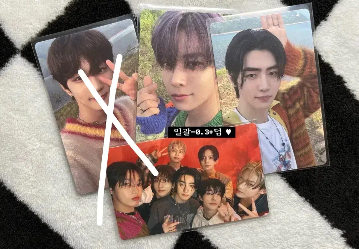 Enhypen Orangeblood jungwon sunghoon heeseung Photocard