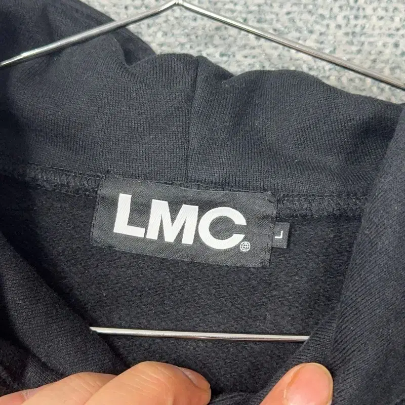 LMC 스펠로고 후드티 L