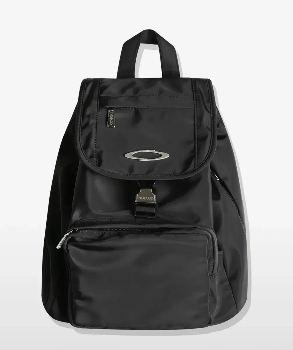 Tacpo/Noiago Nylon Flip Backpack Black