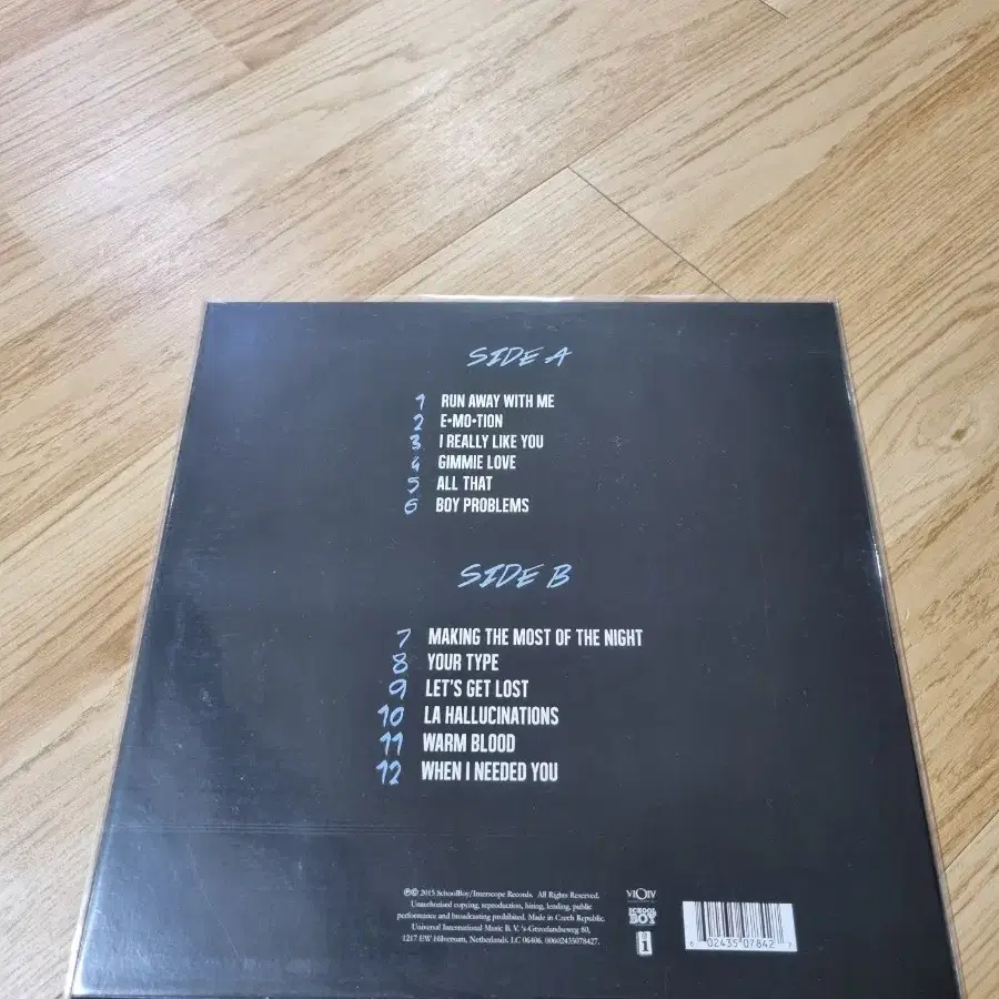 택포)Carly Rae Jepsen - E-MO-TIONLP 개봉반