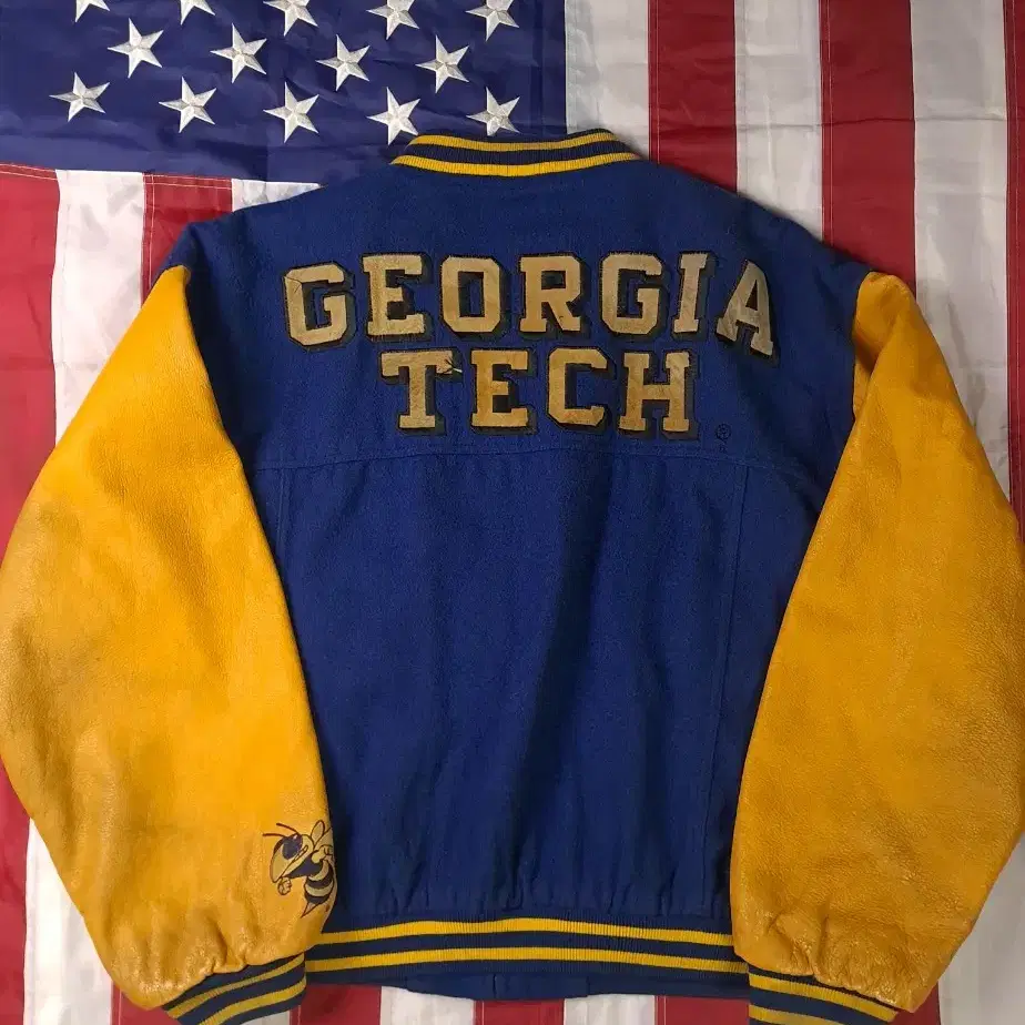 오리지날 80's 빈티지 GEORGIA TECH 울 바시티점퍼