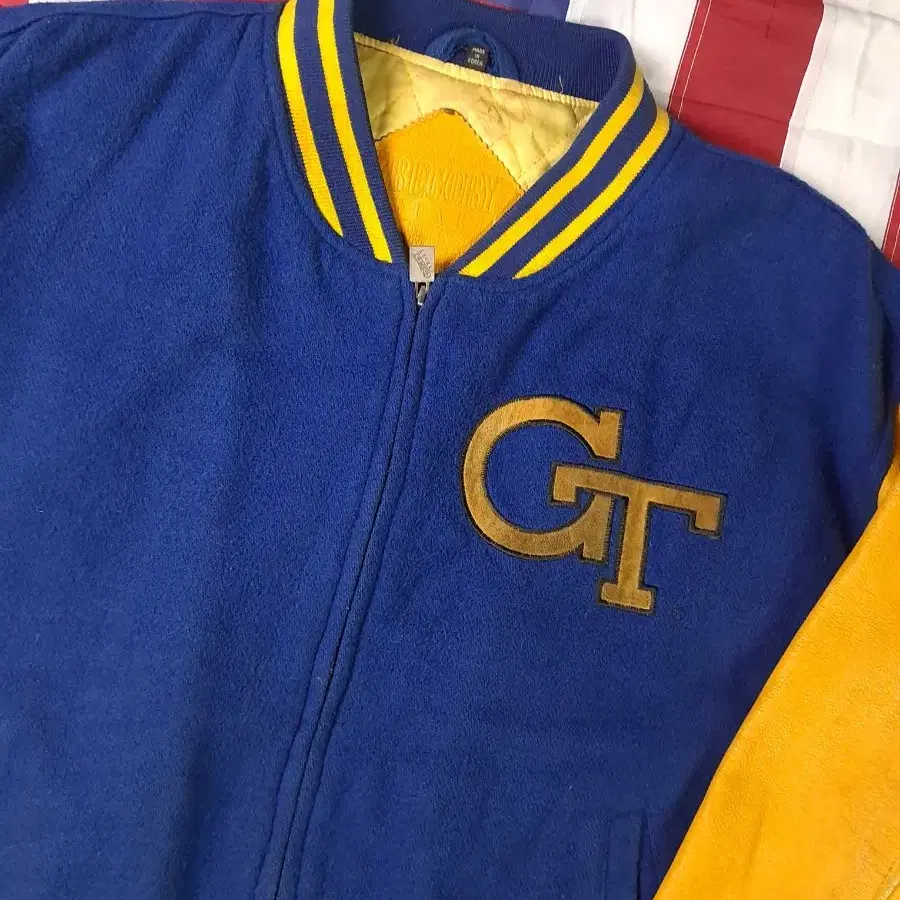 오리지날 80's 빈티지 GEORGIA TECH 울 바시티점퍼