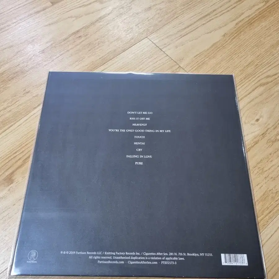 택포)시가렛 애프터 섹스 - 2집 Cry LP 개봉반