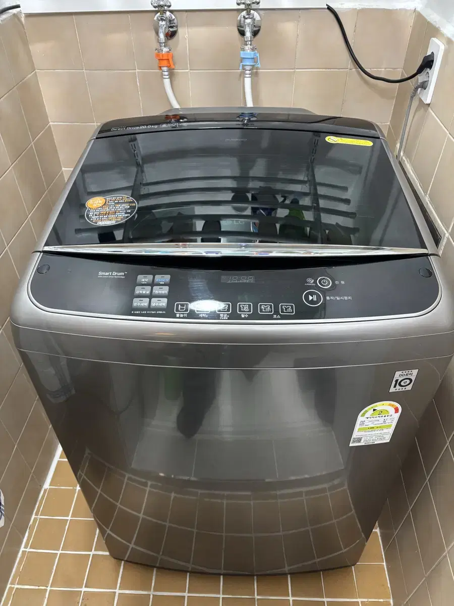 LG 통돌이 블랙라벨 플러스 세탁기 20kg T20VVT