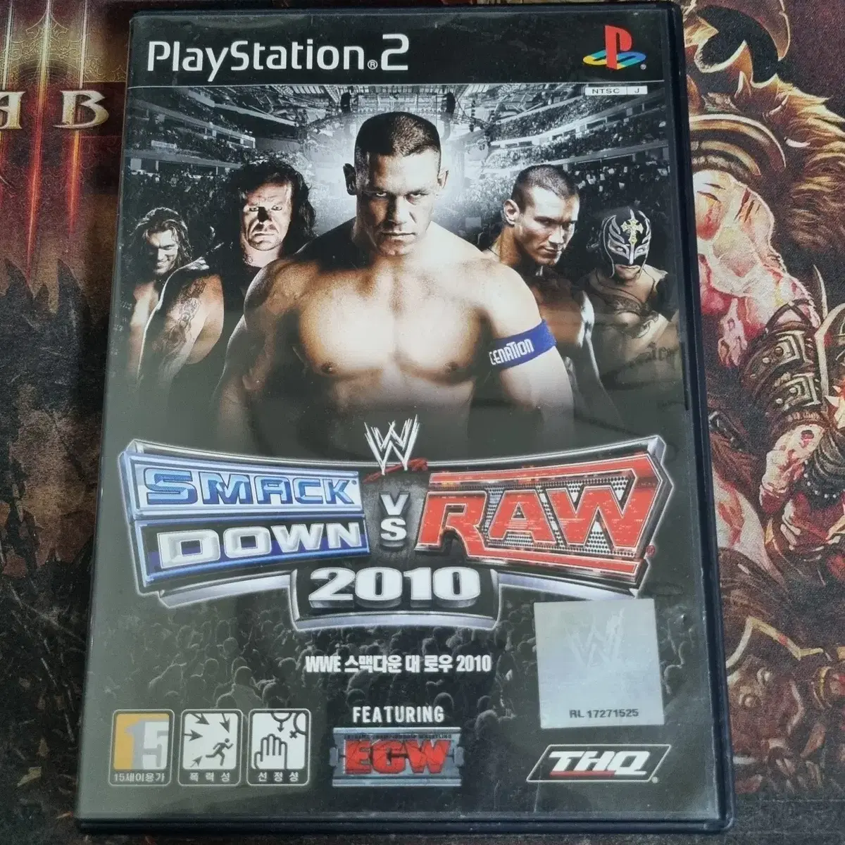 [중고] PS2 WWE 스맥다운VS로우 2010 정발