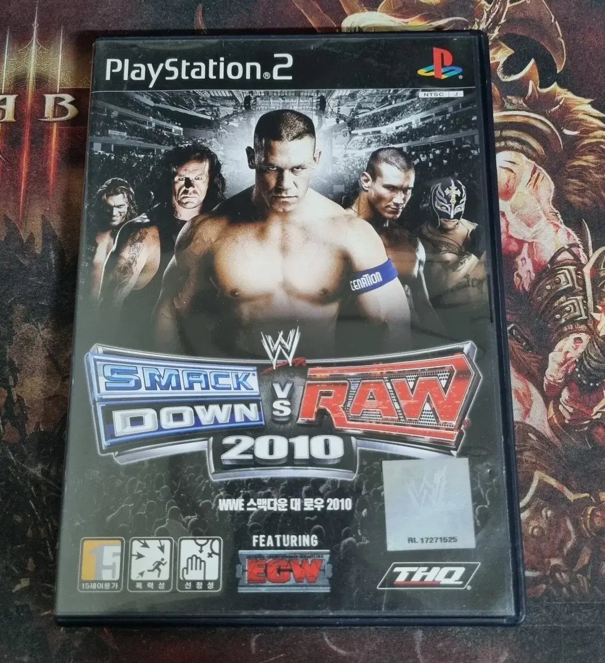 [중고] PS2 WWE 스맥다운VS로우 2010 정발