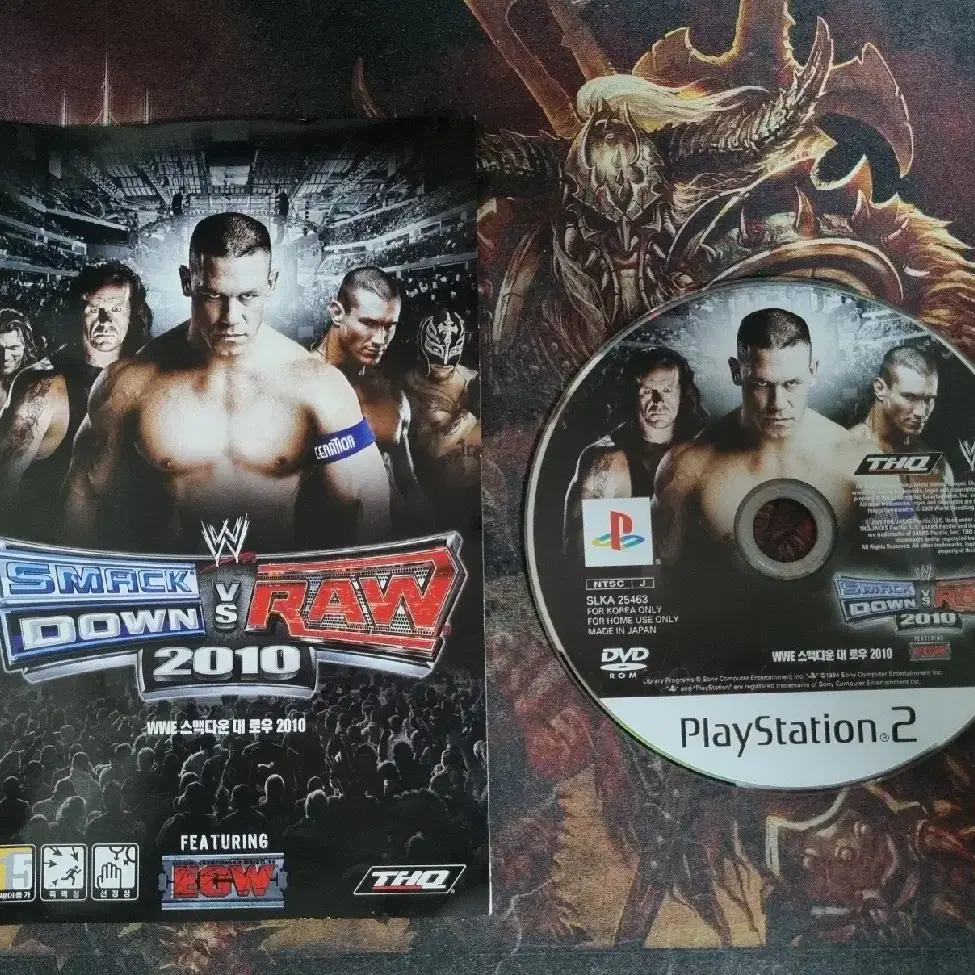 [중고] PS2 WWE 스맥다운VS로우 2010 정발