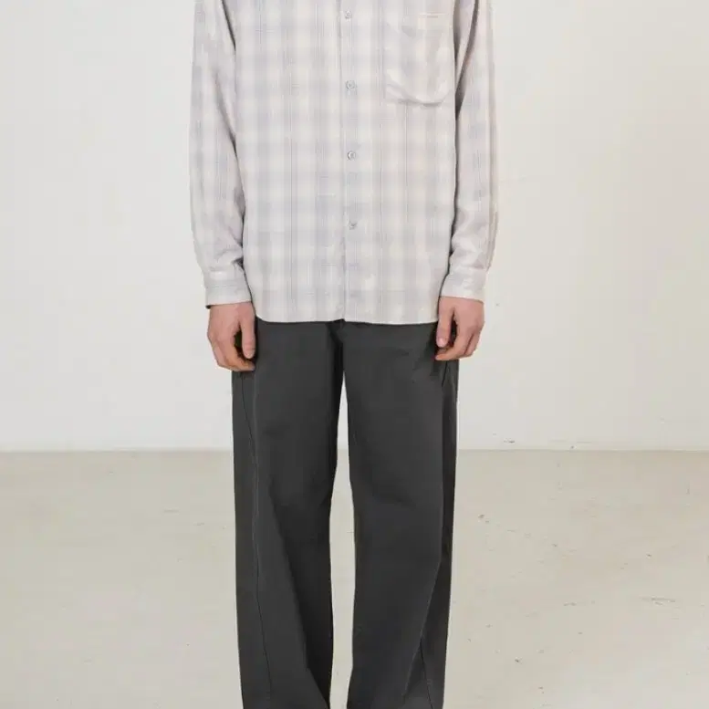 셔터) 체크 셔츠 NAVONA SHIRT(M) (CHECK GREY)