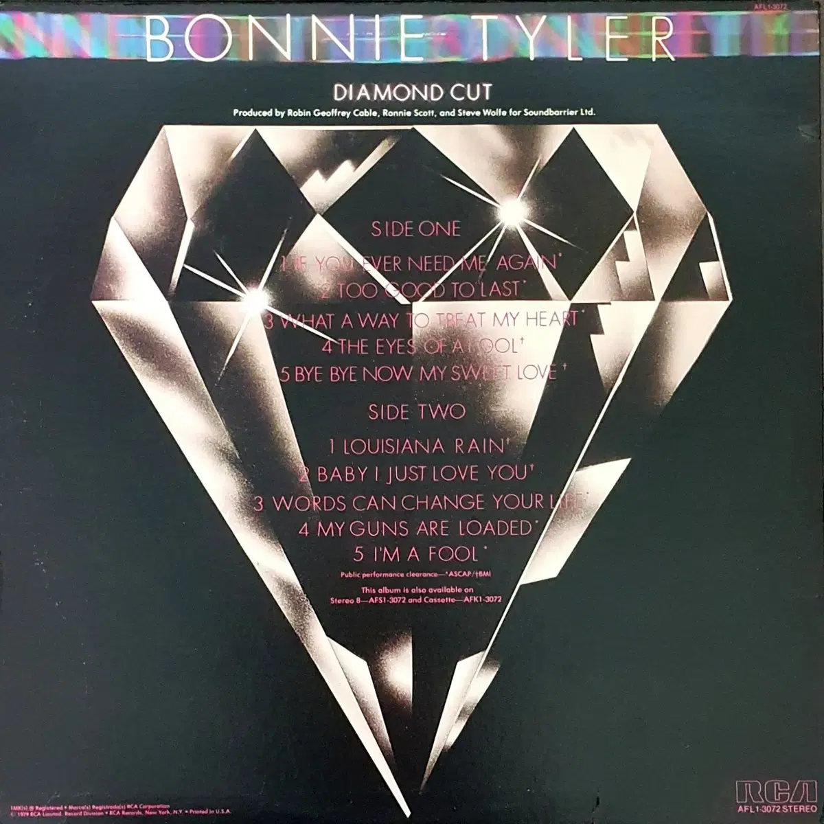 LP ㅡ Bonnie Tyler / 미국원반