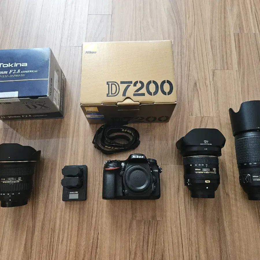 니콘 D7200, 16-80N, 70-300VR, 토키나 11-20