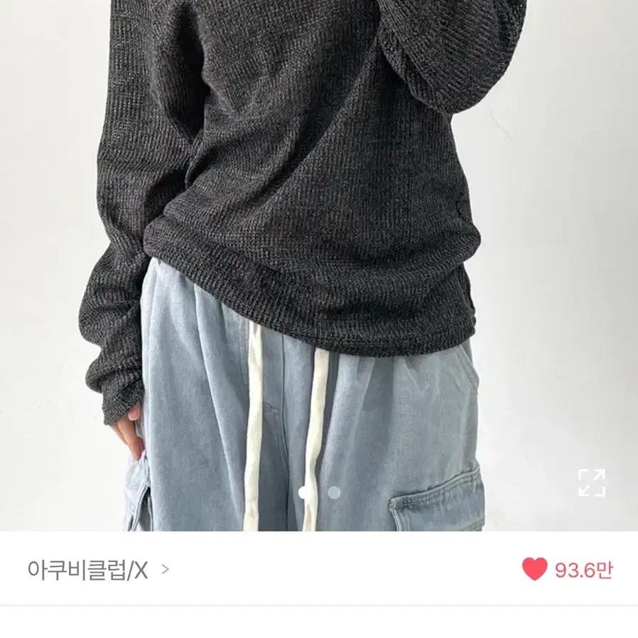 아쿠비클럽 odd basic loose knit