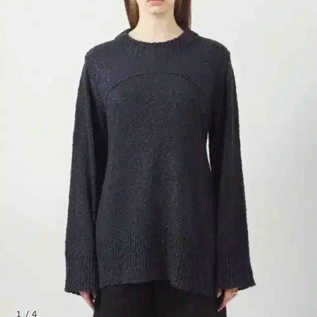 FINNLEE 핀리 WAIST-LINED KNIT / Black