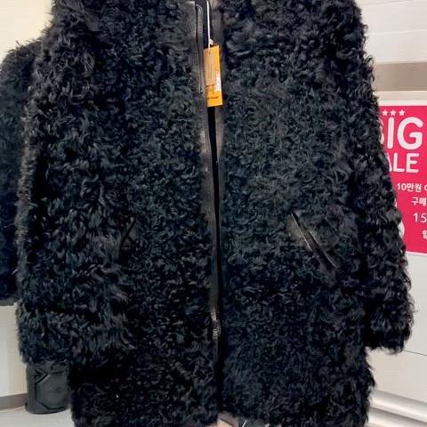 양 모피 코트 SM(55, 66) Lamb Real Fur Coat