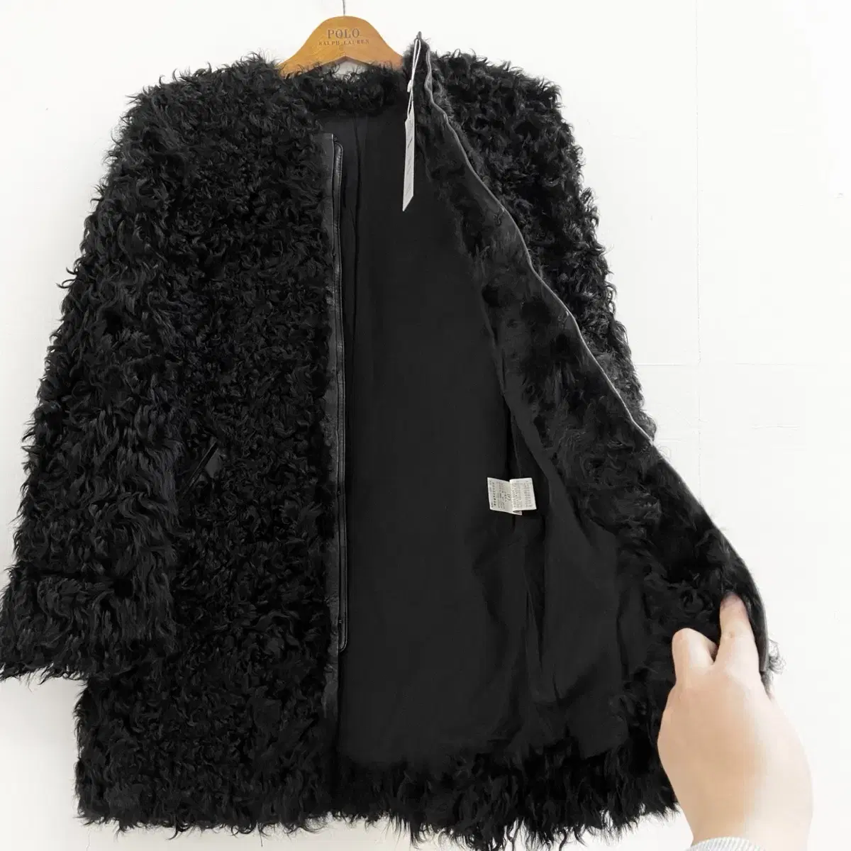 양 모피 코트 SM(55, 66) Lamb Real Fur Coat