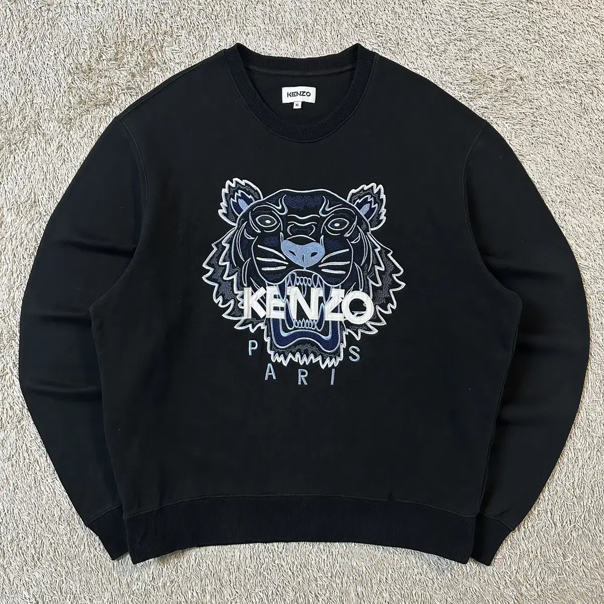 [XL] 겐조 KENZO 타이거 맨투맨 블랙