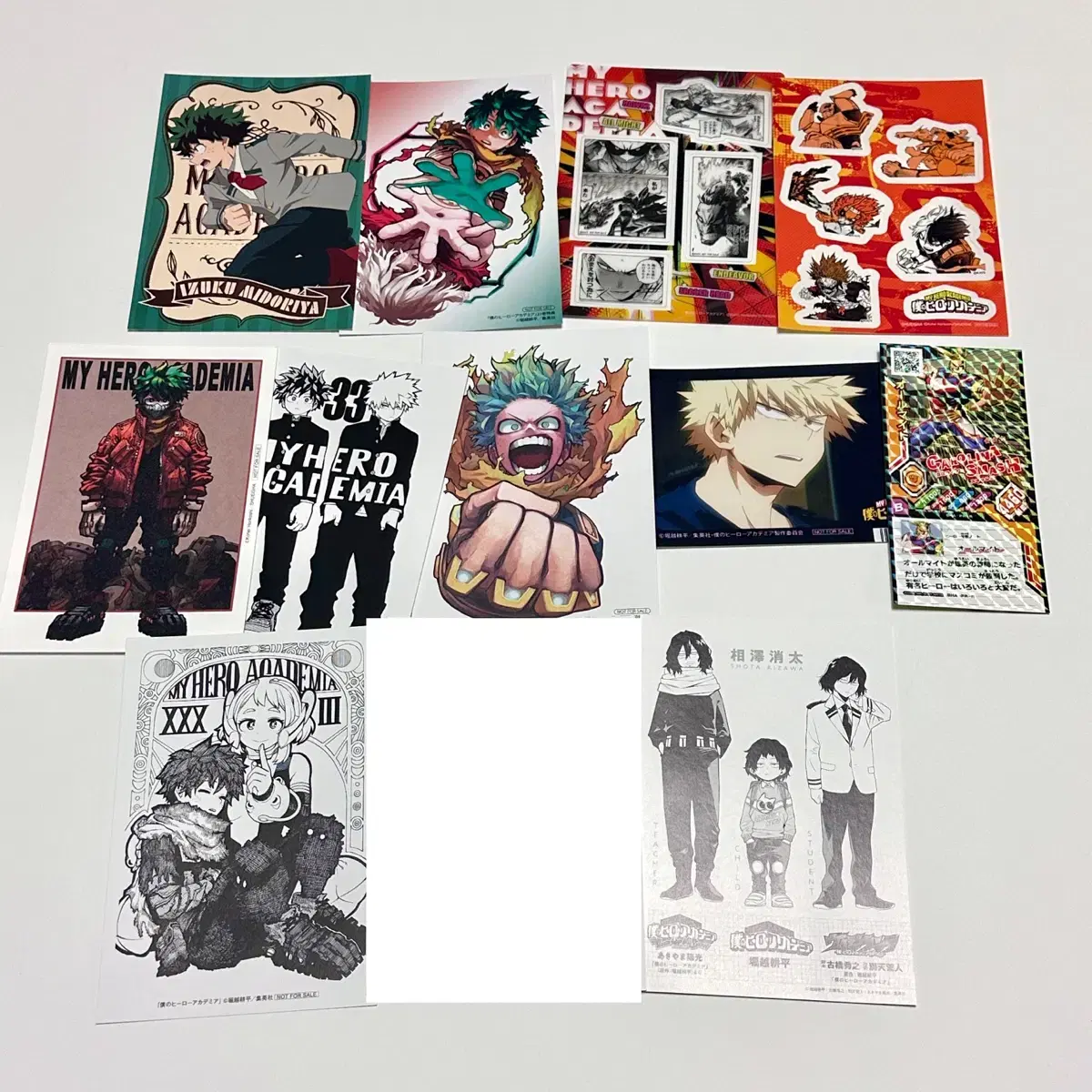 Hiroaka Official pre-order benefit postcard sticker acrylic wts Sells