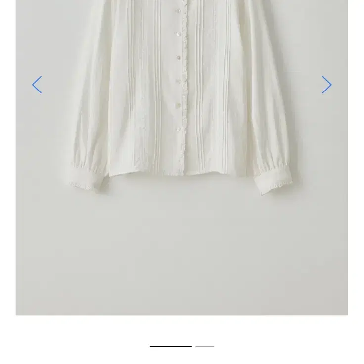 타낫 Pepit cotton fril blouse 블라우스