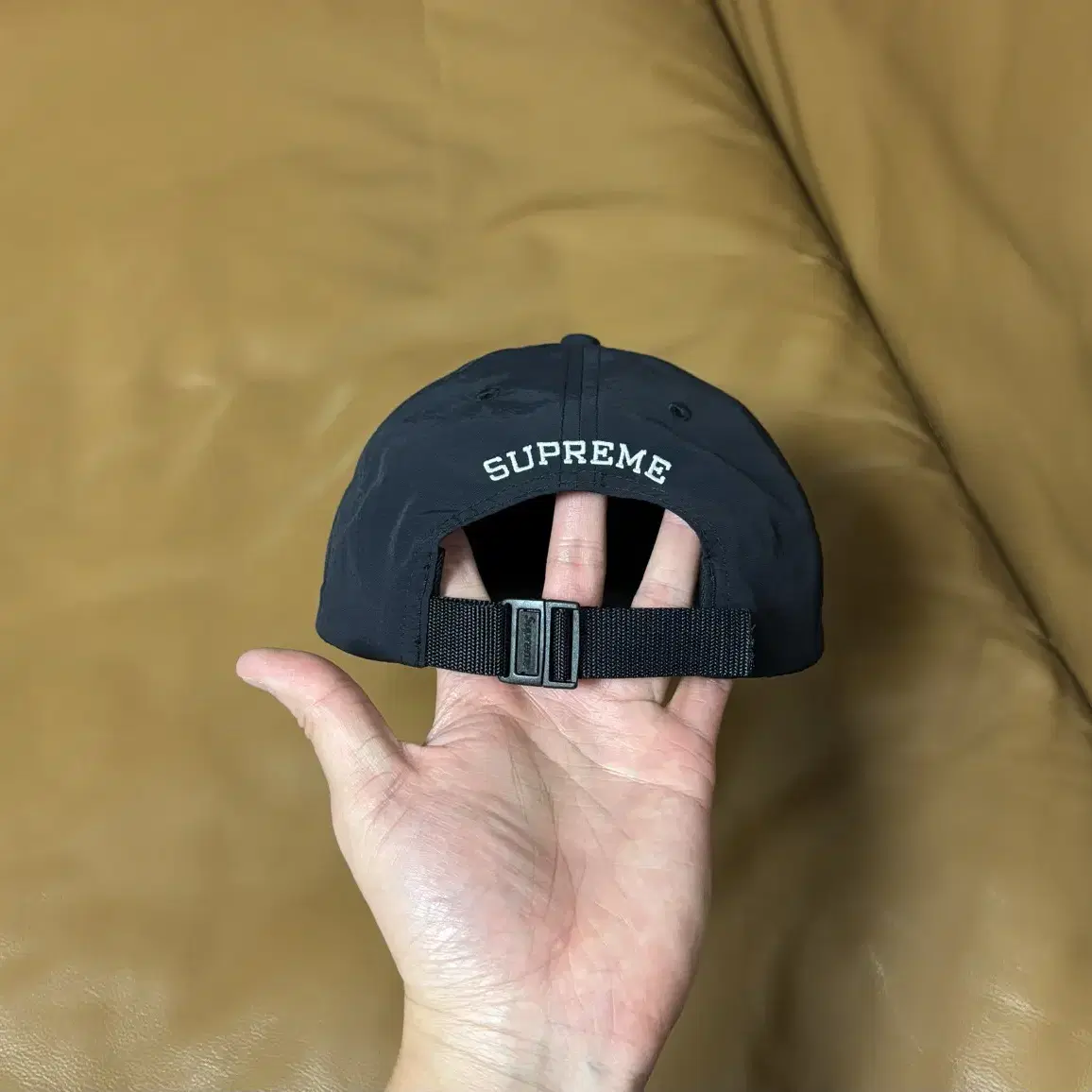 Supreme 슈프림 블랙 6패널 볼캡 모자 (Black)