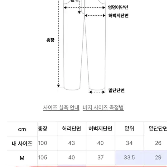 정품 트릴리온 사이드 턱 스냅버튼 와이드 카키 치노팬츠 면바지 32인치