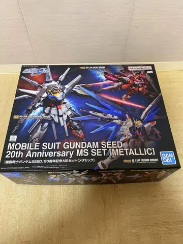 건담 SEED 20주년 기념 MS 세트 메탈릭
