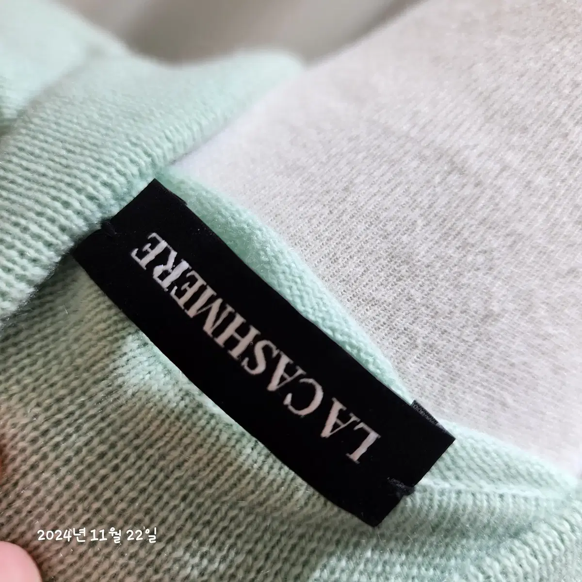 LA CASHMERE 캐시미어 니트/라지