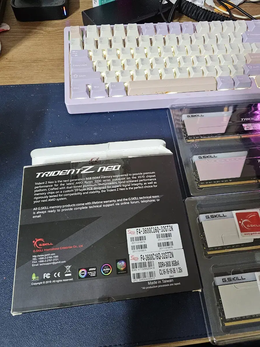 I have a GIGABYTE TridentZ Neo DDR4 3600 C16 quadkit for sale.