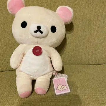 코리락쿠마의 비밀 봉제 인형 M사이즈 산엑스 리락쿠마 택 포함