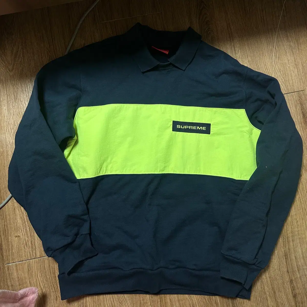 [L] supreme 17fw polo crewneck 슈프림 크루넥