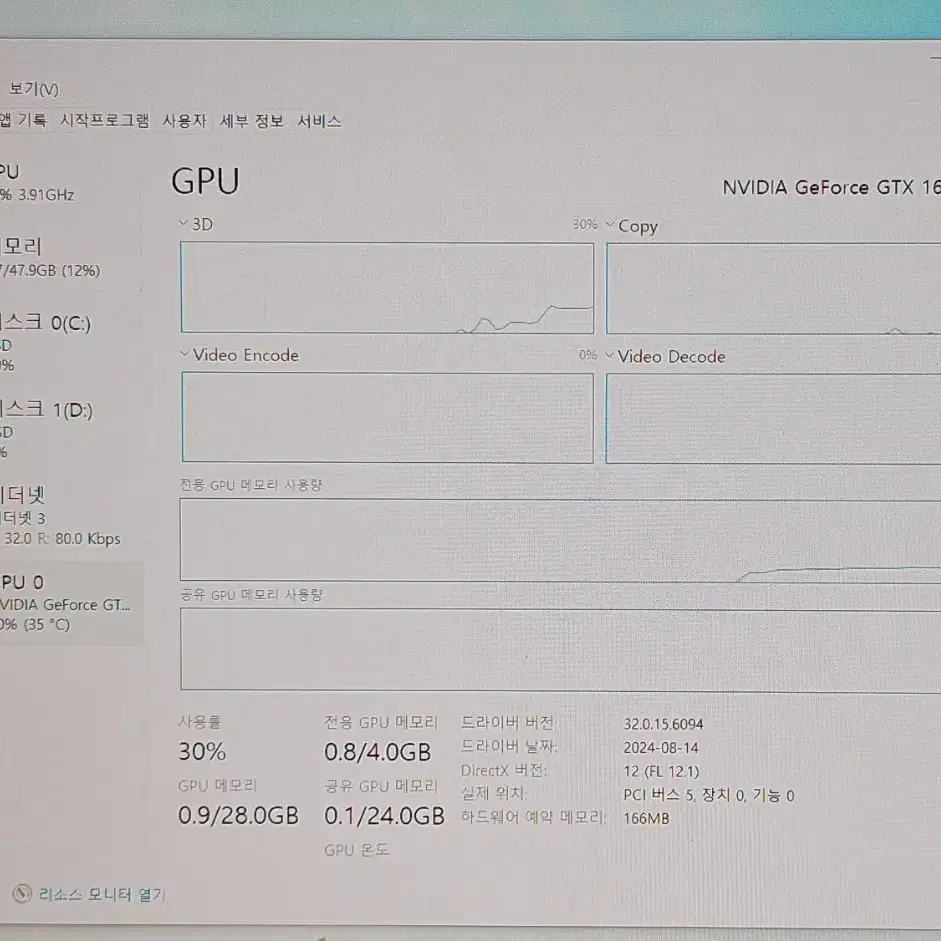 GTX 1650 슈퍼 (매우 급처)