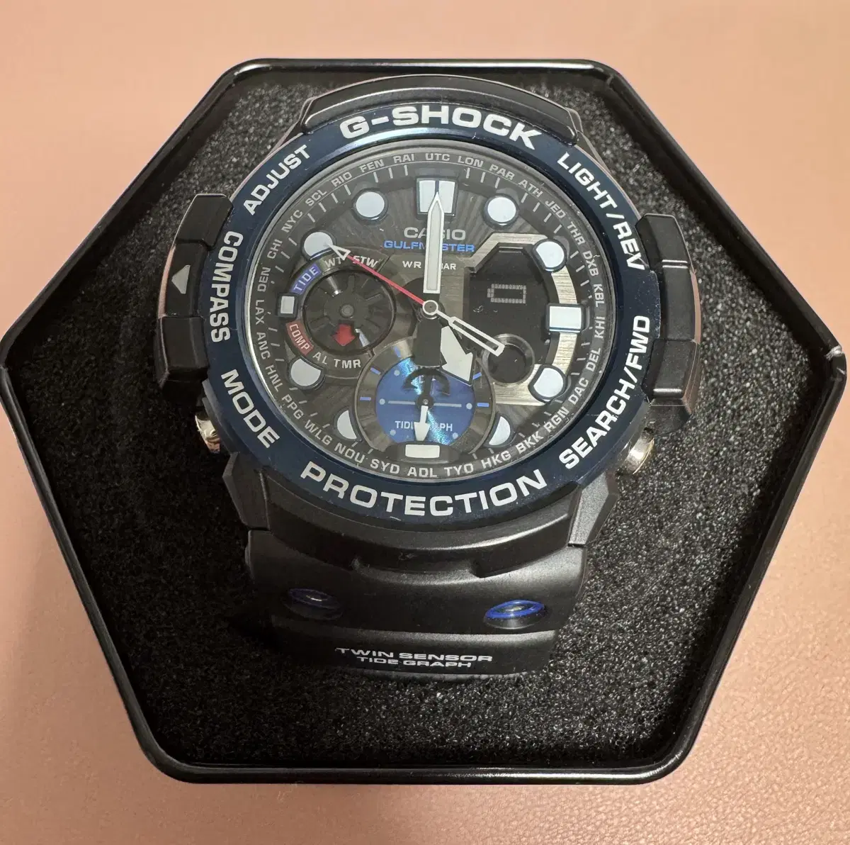 G-SHOCK 남성 컴퍼스_GN-1000B-1A 시계