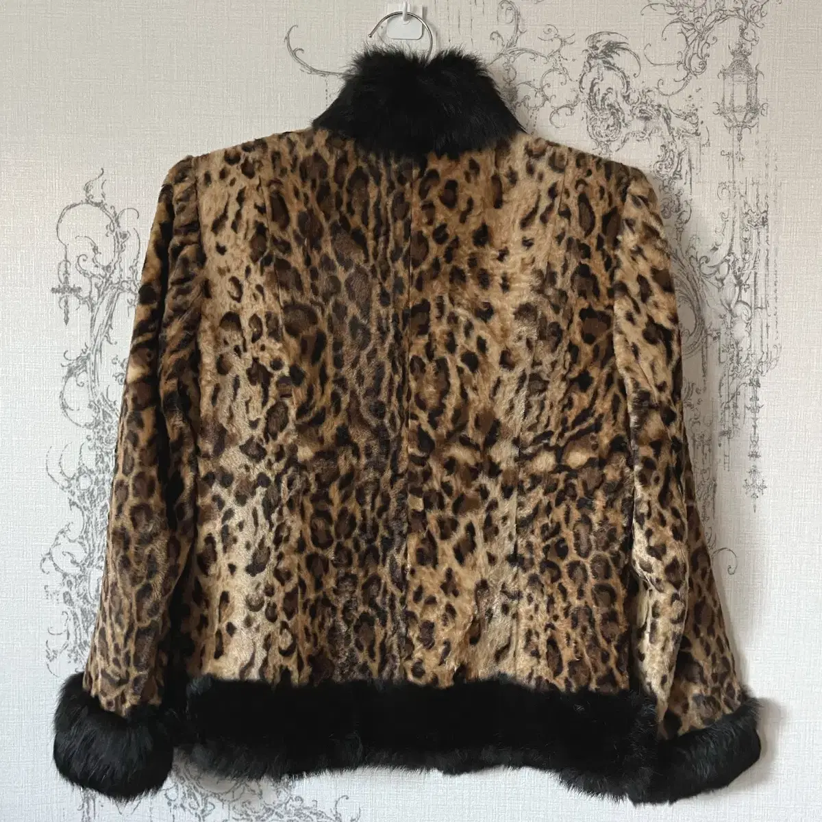 leopard fur jacket