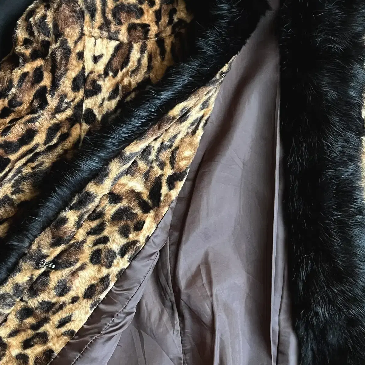 leopard fur jacket