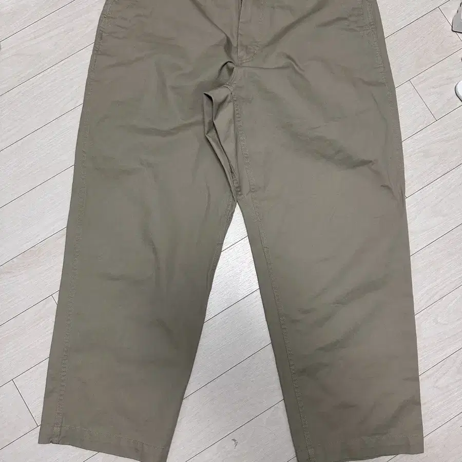 에스피오나지 Wide Officer Pants Beige L사이즈