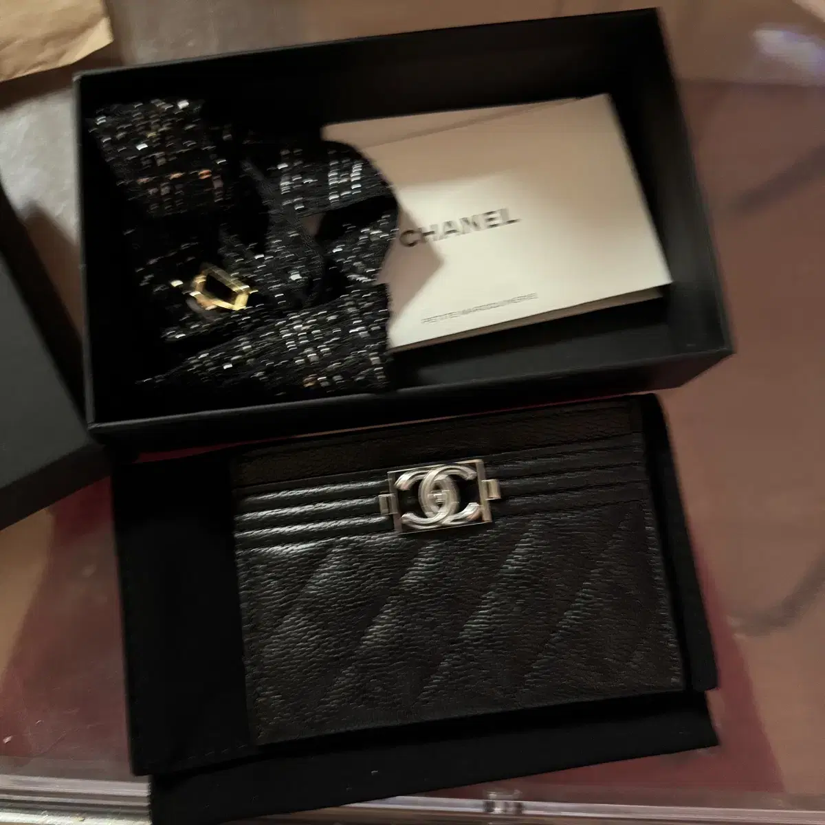 보이 샤넬 카드 홀더 Boy Chanel Card Holder