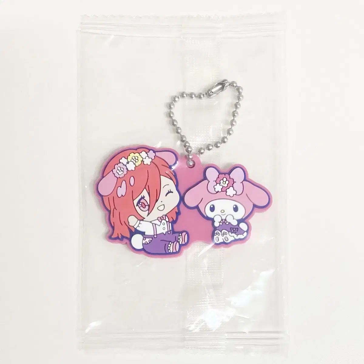 BLUELOCK Chigiri Hyoma Sanrio Collaboration Rubber Strap keyring Key Holder Gacha