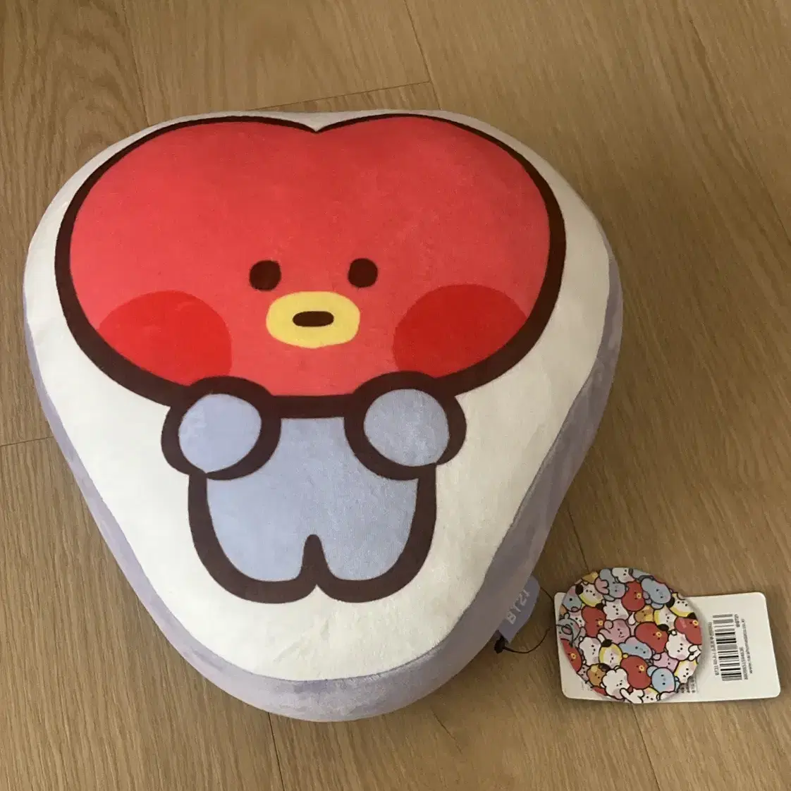 방탄 뷔 인형 bt21 타타 쿠션 / ㅅㅊㅇ 방탄 포카 비공굿 뷔 태형