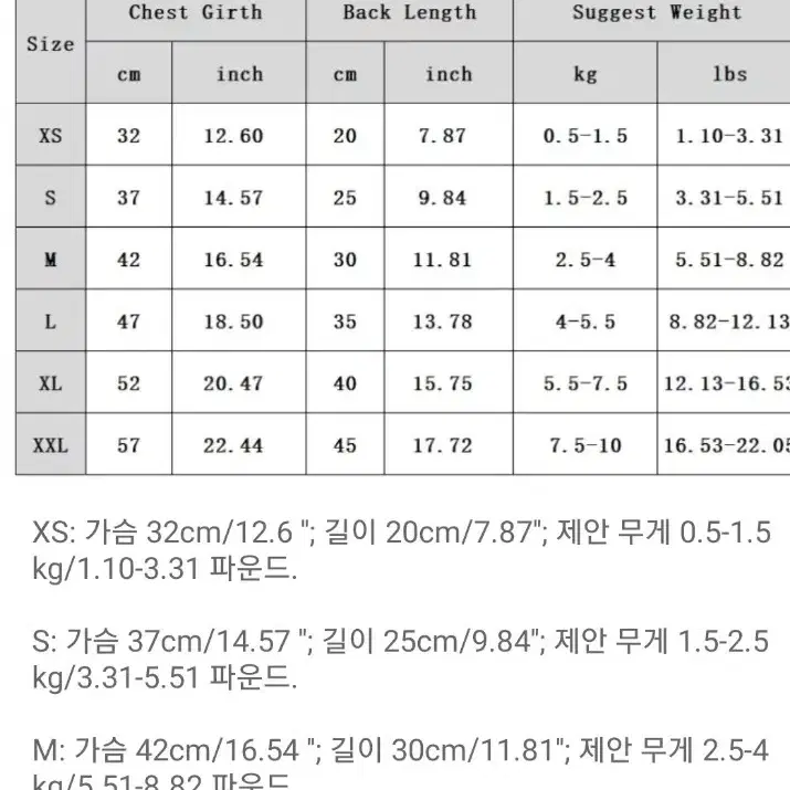 애견 후리스xr